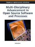 Multi-Disciplinary Advancement in Open Source Software and Processes 2011 9781609605131 Front Cover