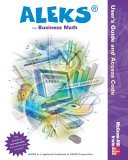 ALEKS Bus Math Access Card and User's Guide - 1 Sem Standalone  cover art