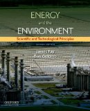 Energy and the Environment Scientific and Technological Principles cover art