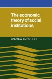 Economic Theory of Social Institutions 2008 9780521067133 Front Cover