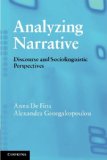 Analyzing Narrative Discourse and Sociolinguistic Perspectives cover art