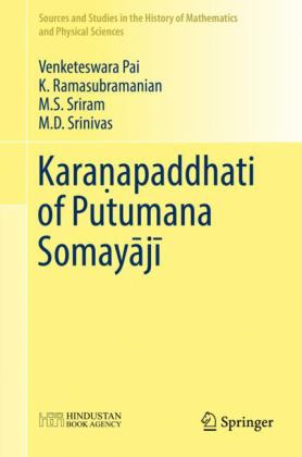 Karaá¹‡Apaddhati of Putumana SomayÄJÄ«  9789811068133 Front Cover