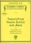 24 Italian Songs and Arias of the 17th and 18th Centuries Book/Online Audio 