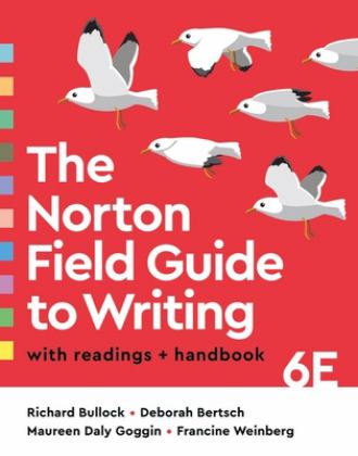     NORTON FIELD GDE.TO WRITING W/READI  9780393884135 Front Cover