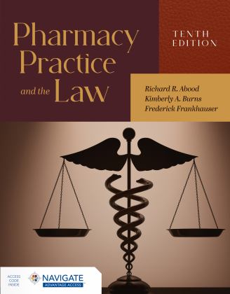 Pharmacy Practice and the Law 10th 9781284280135 Front Cover