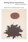 Reading Abstract Expressionism Context and Critique  9780300106138 Front Cover