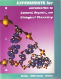 Experiments for Introduction to General, Organic, and Biological Chemistry cover art
