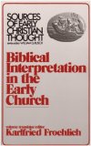 Biblical Interpretation in the Early Church  cover art