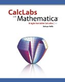 CalcLabs with Mathematica for Single Variable Calculus  cover art