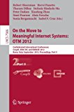 On the Move to Meaningful Internet Systems: OTM 2012 Confederated International Conferences: CoopIS, DOA-SVI, and ODBASE 2012, Rome, Italy, September 10-14, 2012. Proceedings, Part II 2012 9783642336140 Front Cover