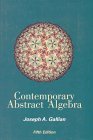 Contemporary Abstract Algebra  cover art