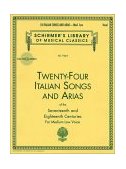 24 Italian Songs and Arias of the 17th and 18th Centuries Book/Online Audio  cover art