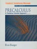 Precalculus A Problems-Oriented Approach 6th 2005 9780534402143 Front Cover