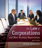Law of Corporations and Other Business Organizations 6th 2012 Revised  9781133019145 Front Cover