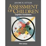 Assessment of Children Cognitive Foundations cover art