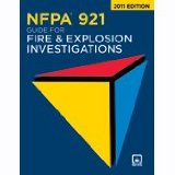 NFPA 921 Guide for Fire and Explosion Investigations cover art