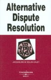 Alternative Dispute Resolution 3rd 9780314180148 Front Cover
