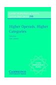 Higher Operads, Higher Categories  9780521532150 Front Cover
