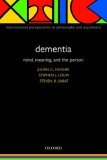 Dementia Mind, Meaning, and the Person  9780198566151 Front Cover