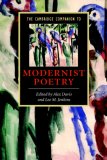 Cambridge Companion to Modernist Poetry  9780521618151 Front Cover