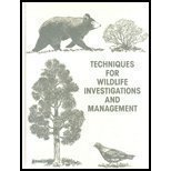Techniques for Wildlife Investigations and Management  cover art