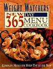 Weight Watchers New 365-Day Menu Cookbook  9780028610153 Front Cover