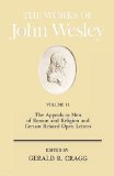 Works of John Wesley Volume 11 The Appeals to Men of Reason and Religion and Certain Related Open Letters 1987 9780687462155 Front Cover