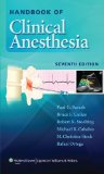 Handbook of Clinical Anesthesia 