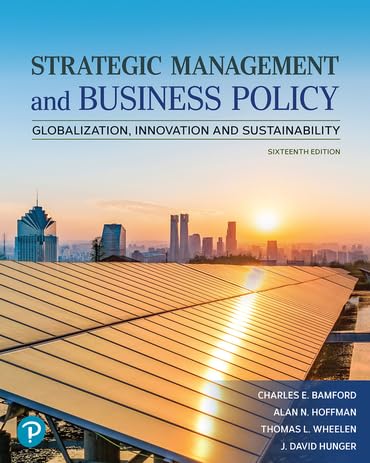 STRATEGIC MGMT.+BUSINESS POLICY 16th 9780137928156 Front Cover