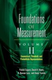 Foundations of Measurement Geometrical, Threshold, and Probabilistic Representations 2006 9780486453156 Front Cover