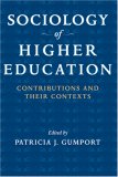 Sociology of Higher Education Contributions and Their Contexts cover art