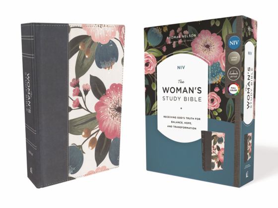 NIV the Woman's Study Bible [Blue Floral]  9780785215158 Front Cover
