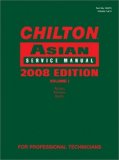 Chilton Asian Service Manual 2008 2008 9781428322158 Front Cover