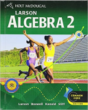 Holt McDougal Larson Algebra 2  cover art