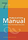 Publication Manual of the American Psychological Association: 