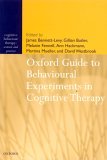 Oxford Guide to Behavioural Experiments in Cognitive Therapy  9780198529163 Front Cover