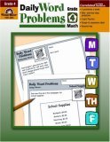 Daily Word Problems Grade 4  cover art