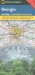 Georgia Road Map and Travel Guide 2022nd 9781597754163 Front Cover