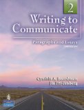 Writing to Communicate 2 3/e Stbk 235116 