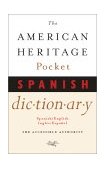 American Heritage Pocket Spanish Dictionary Spanish/English - English/Spanish  9780618132164 Front Cover