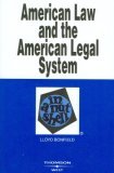 American Law and the American Legal System in a Nutshell  cover art