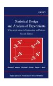 Statistical Design and Analysis of Experiments With Applications to Engineering and Science 2nd 9780471372165 Front Cover