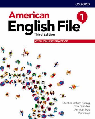 American English File 1 With Online Practice 3rd 2025 9780194906166 Front Cover