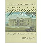 Transformation of Virginia, 1740-1790  9780807841167 Front Cover