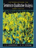 Introduction to Semimicro Qualitative Analysis  cover art