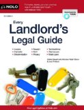 Every Landlord's Legal Guide 12th 9781413320169 Front Cover