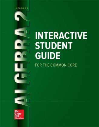 Algebra 2 Interactive Student Guide 2015 9780021439171 Front Cover