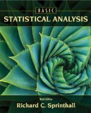 Basic Statistical Analysis  cover art