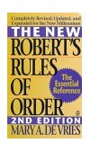 New Robert's Rules of Order Completely Revised, Updated, and Expanded for the New Millennium 2nd 1998 Revised  9780451195173 Front Cover