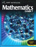 Holt McDougal Mathematics , Grade 7  cover art